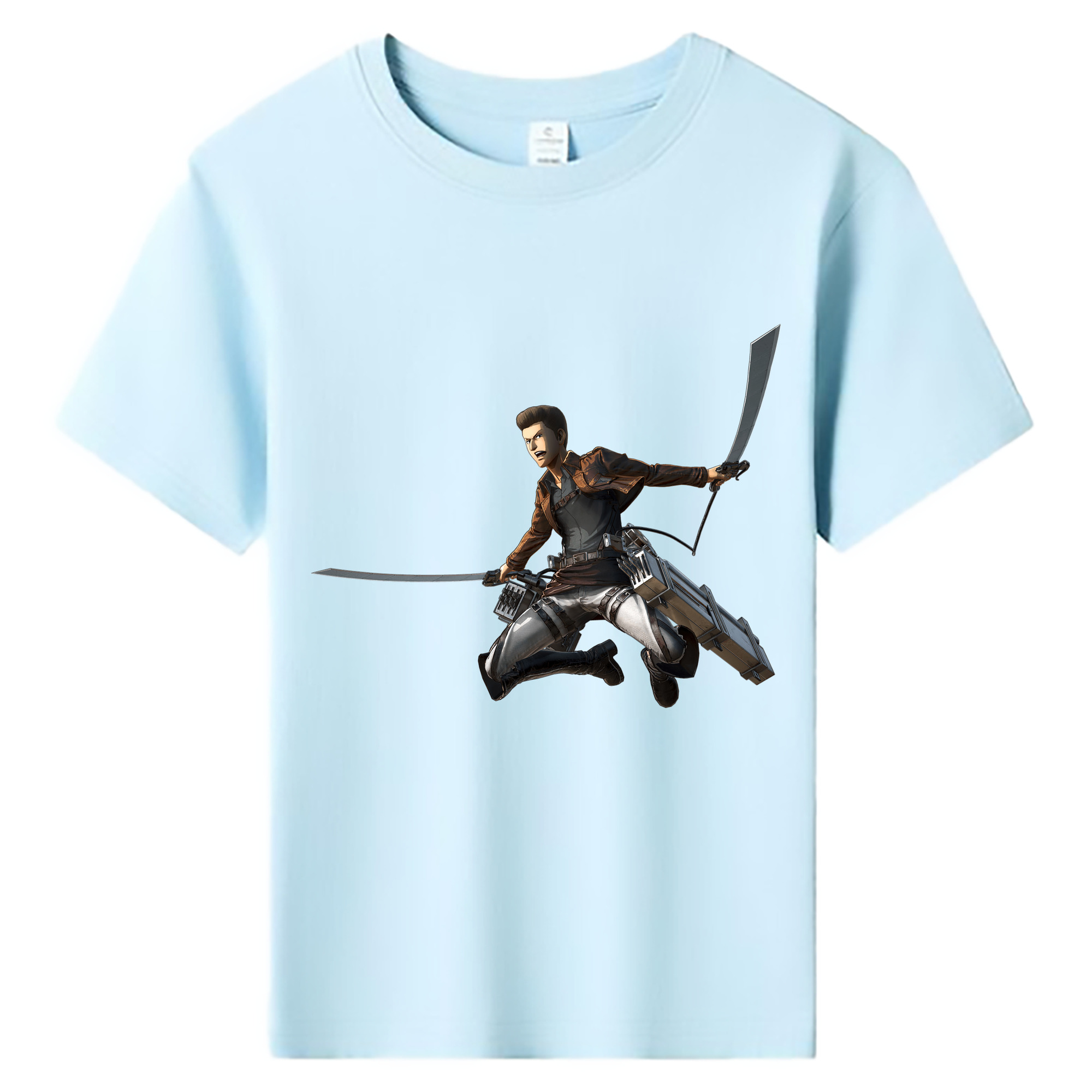 （画像用） 進撃の巨人 Attack on Titan 綿100％キッズTシャツ（フロントプリント）